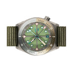 ADPT Series 1 GMT Titanium Field Watch with Mossy Shale Dial #ADPT-DT-MS