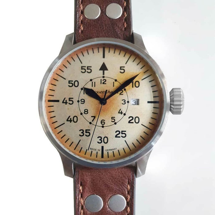 Messerschmitt Automatic Fliegeruhr Watch with Aged Patina Type-B Dial #ME-7H131A