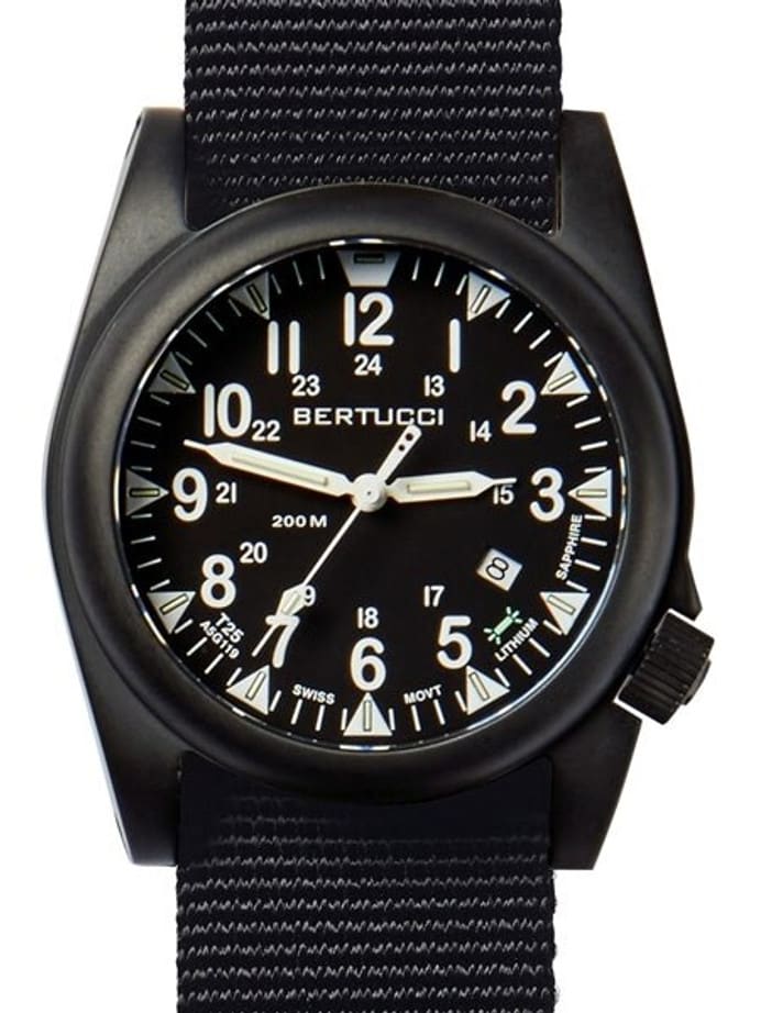 Bertucci A-5S Ballista Field Watch with Swiss Micro Tube Illumination #13550
