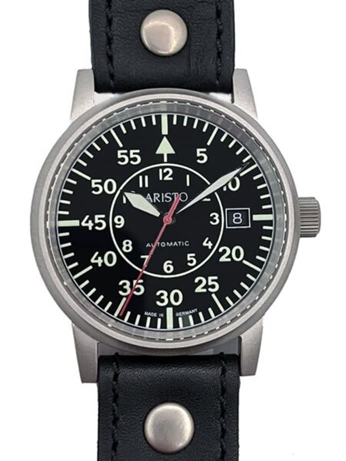 Aristo Type-B Dial Swiss Automatic Pilot's Watch with Sapphire Crystal #3H33N
