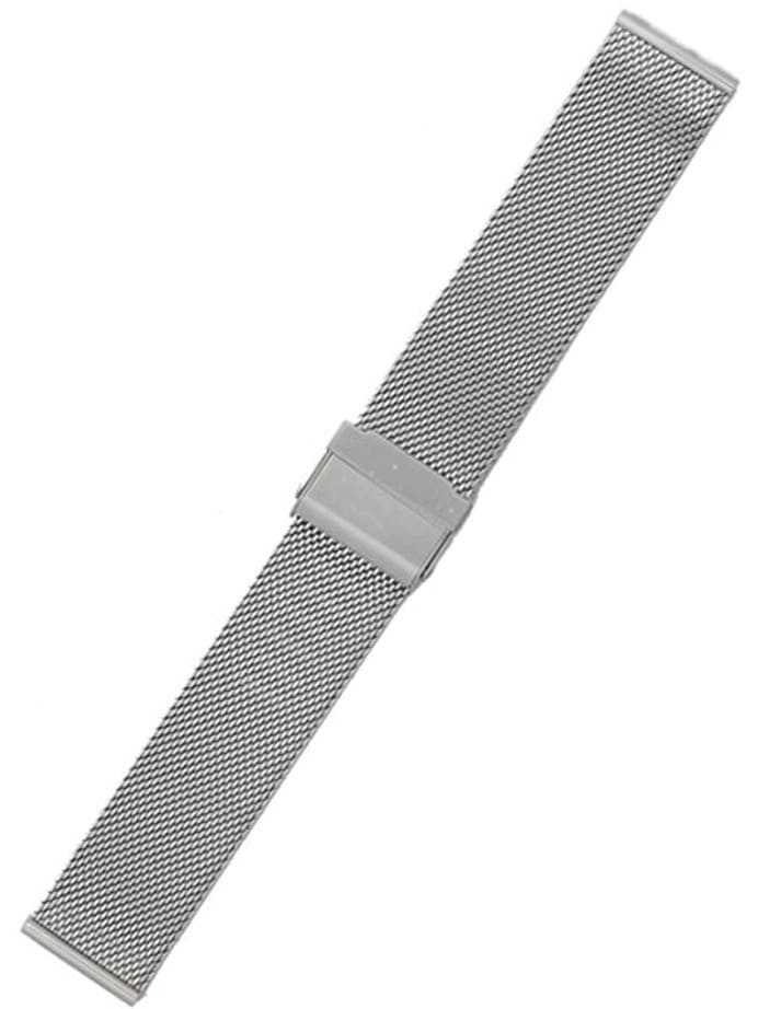STAIB Polished Finish Milanaise Mesh Bracelet #ST-ST-2905-20806SBL (Straight End, 18mm)