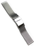 STAIB Polished Mesh Bracelet #STEEL-2784-20725APB-P (Straight End, 20mm)