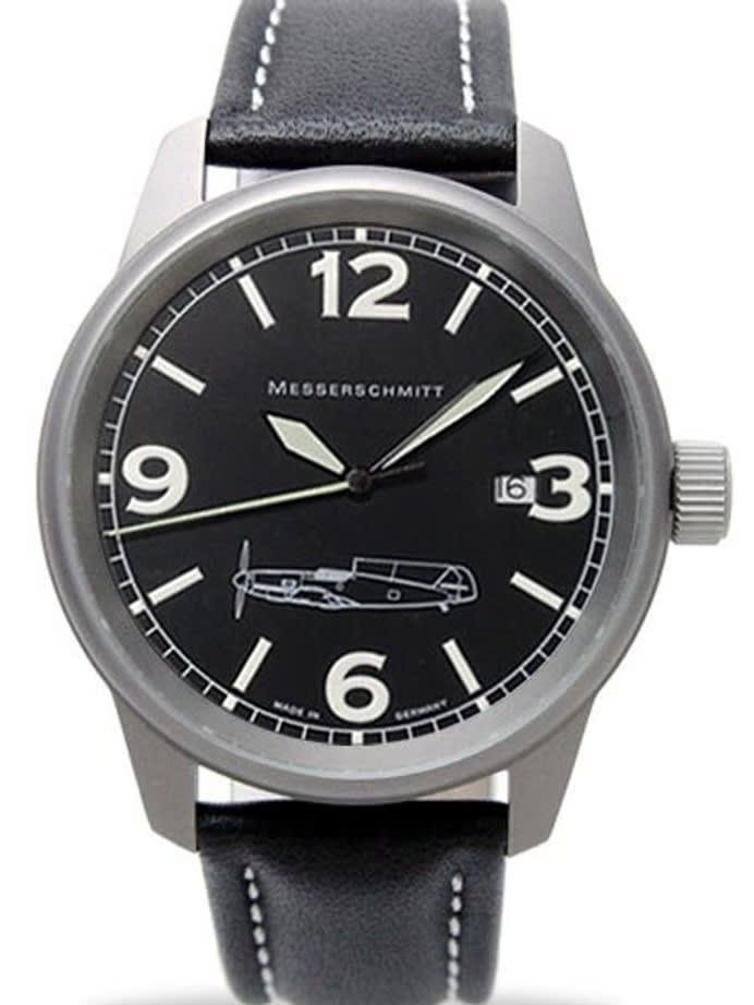 Messerschmitt 41mm Light Weight Titanium Case Pilot's Watch #ME109M