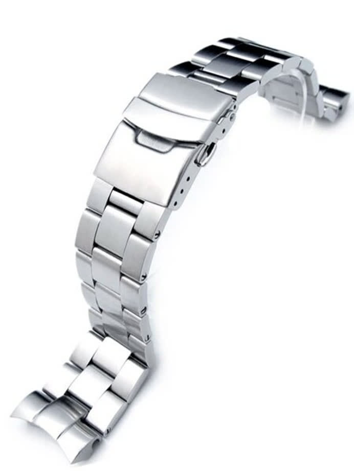 Strapcode 22mm Super-O "Boyer" watch band for SEIKO SNZF15 and SNZF17 Sea Urchin #SS222019B036