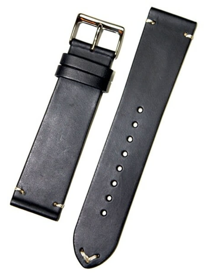 Horween Chromexcel Blue Calfskin Leather with Matching Lining and Hand-Stitching #INS-HOR41