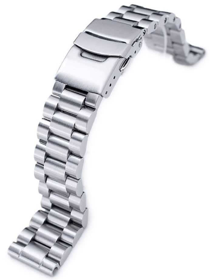 Strapcode 20mm Endmill Stainless Steel Watch Bracelet, Straight End #SS201803B030S