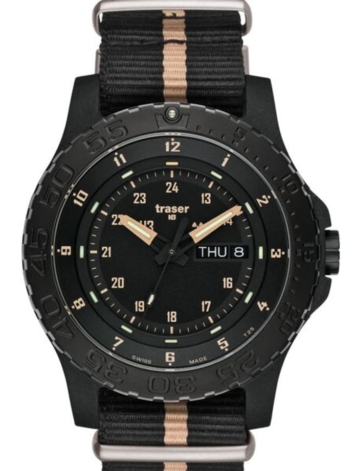 Traser Sand Military Watch with 45mm Case and Sapphire Crystal #100232