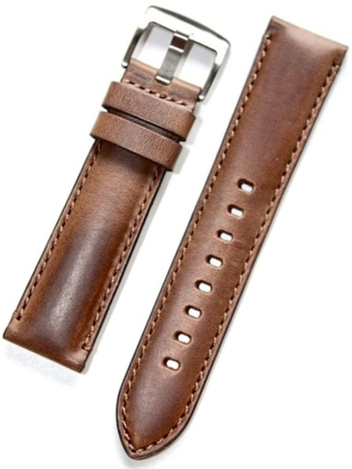 Horween Rustic Calfskin Leather with Stainless Steel Buckle #INS-HOR-ESX81