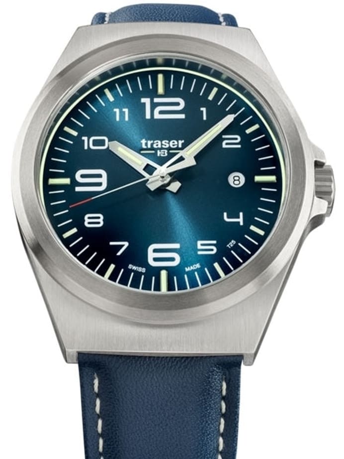 Traser P59 Essential S Blue Dial Watch w/Trigalight + SuperLuminova #108208