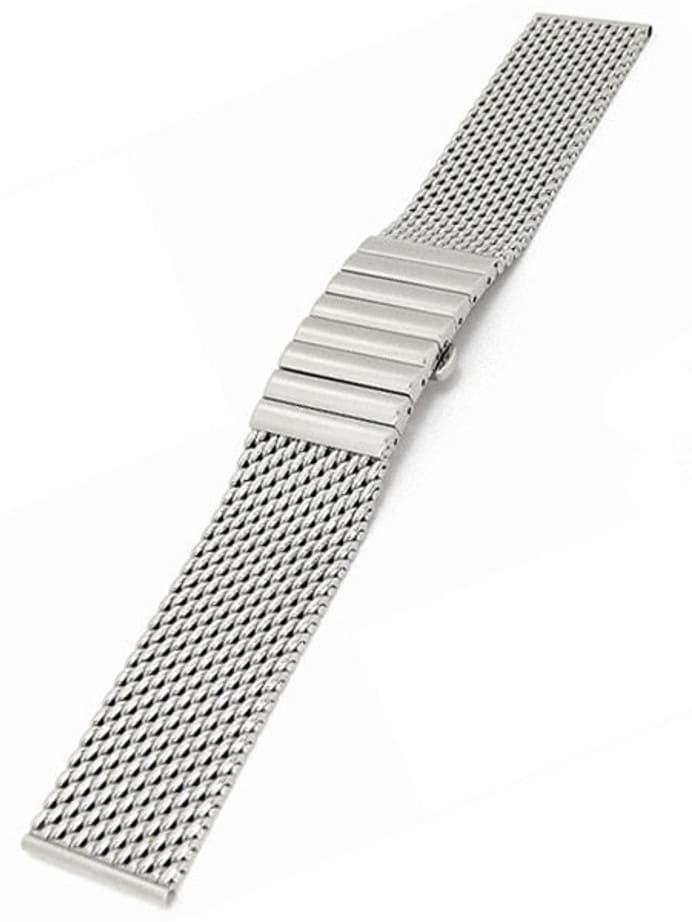Scratch and Dent - STAIB Polished Mesh Bracelet #SND1002 (Straight End, 20mm)