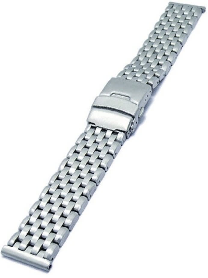 Vollmer Brushed Finish Solid Link Heavy Bracelet #09152H7 (22mm)