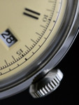 Orient 2nd-Gen Automatic Dress Watch with Cream Dial, Blue Hands #AC00009N