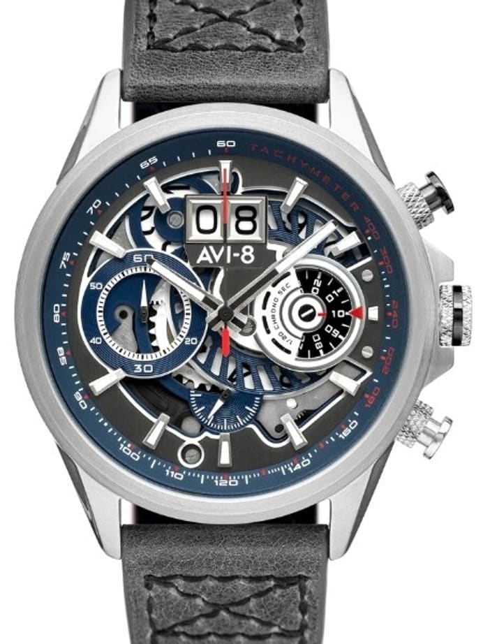 AVI-8 Hawker Harrier II Big Date Aviator Chronograph Watch #AV-4065-04