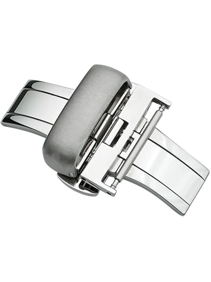 Butterfly Deployant Pushbutton Clasp #DEPLOYSSB