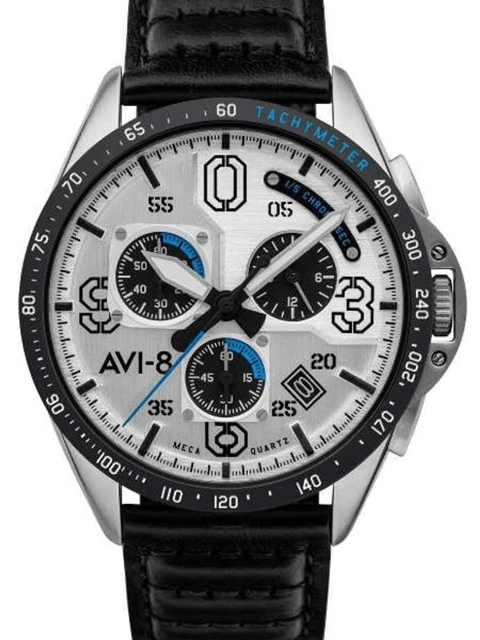 AVI-8 Command Pilot Blakeslee Chronograph Watch #AV-4077-01