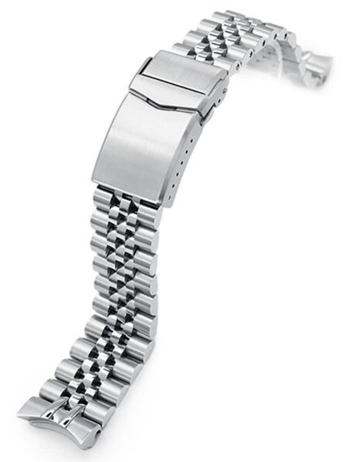 Strapcode 20mm Super-J "Louis" watch band for SEIKO SKX013 Curved End #SS201820B087