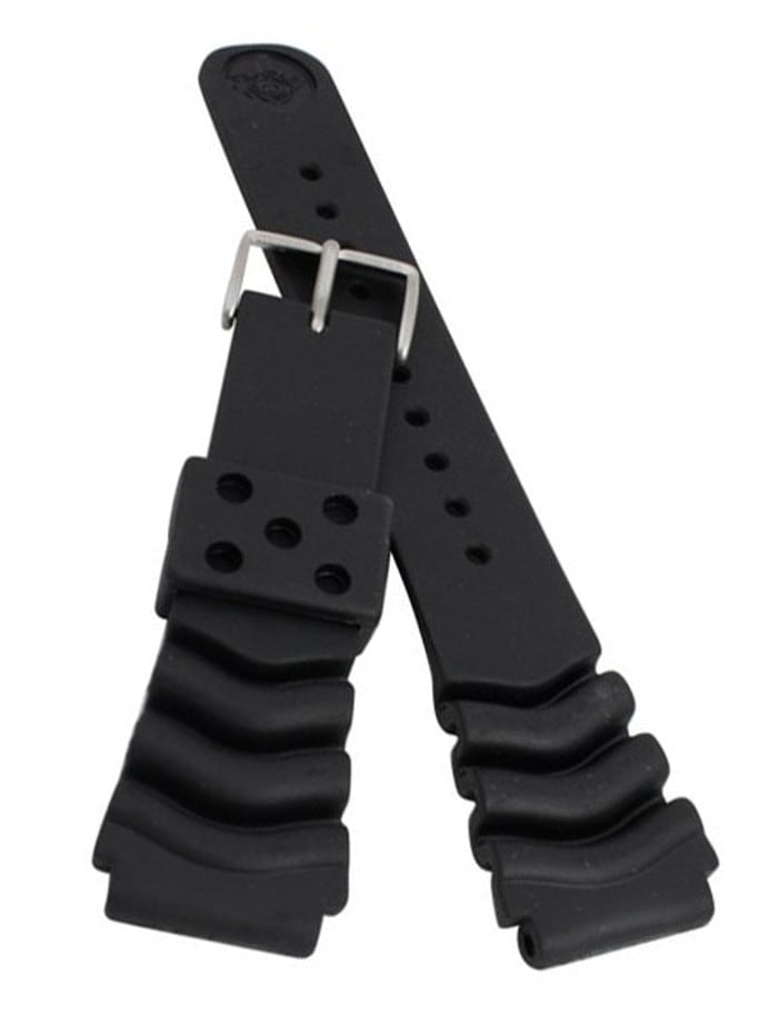 Seiko 22mm Rubber Dive Strap For Model Series SKX007 and SKX009 Watches #4FY8JZ