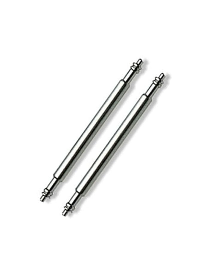 Pair of 20mm Double Flange Spring Bars for Watch Straps and Bracelets #SDF-150S-20