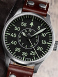 Laco 42mm Aachen Type B Dial Automatic Pilot Watch, New Sapphire Crystal #861690