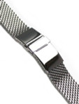 STAIB Polished Mesh Bracelet #STEEL-2784-20725APB-P (Straight End, 20mm)