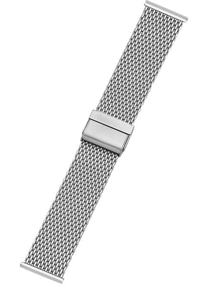 Vollmer Polished Mesh Bracelet with Easy Adjust Push Buckle #13082H4 (22mm)