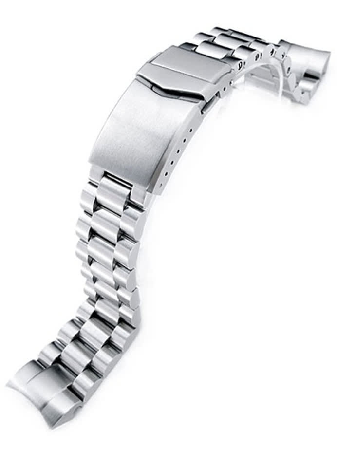 Strapcode 22mm Endmill 316L Stainless Steel Watch Bracelet for Orient Mako II & Ray II Diver Clasp #SS221803B060