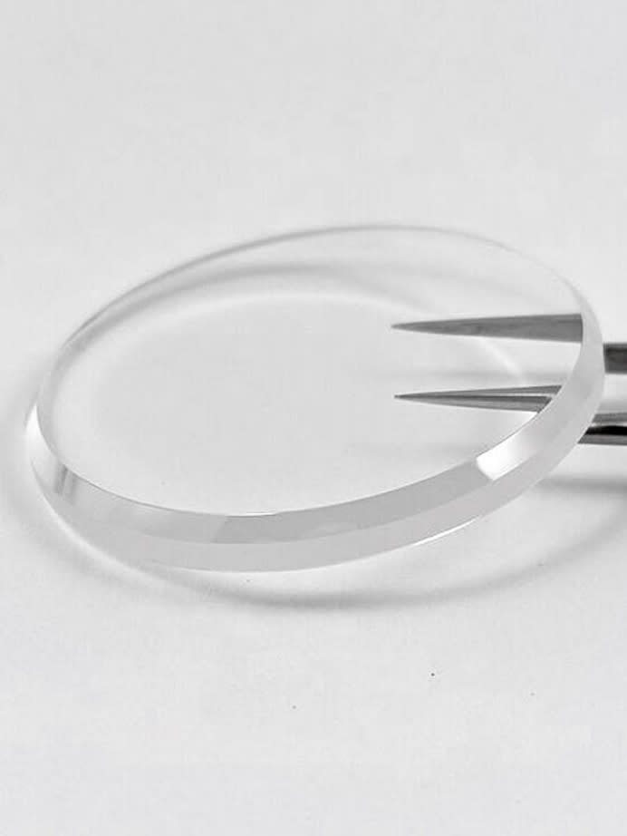 Flat Sapphire Crystal to replace OEM Hardlex on SKX007, 009 #007-Flat