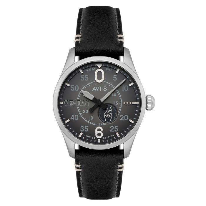 AVI-8 Spitfire Type 300 VE-Day 80th LE Valour Midnight Watch #AV-4073-01
