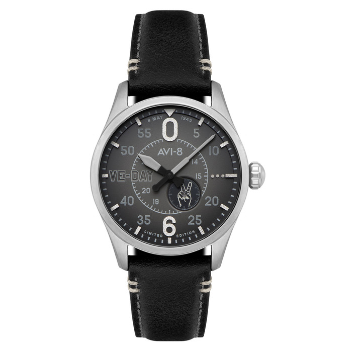 AVI-8 Spitfire Type 300 VE-Day 80th LE Valour Midnight Watch #AV-4073-01