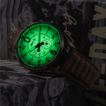 AVI-8 Spitfire Type 300 VE-Day 80th LE Valour Canvas Watch #AV-4073-02