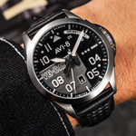 AVI-8 P-51 Mustang Patriot VE-Day 80th LE Victory Shadow Watch #AV-4082-03