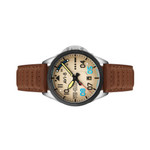 AVI-8 P-51 Mustang Patriot VE-Day 80th LE Victory Cream Watch #AV-4082-04