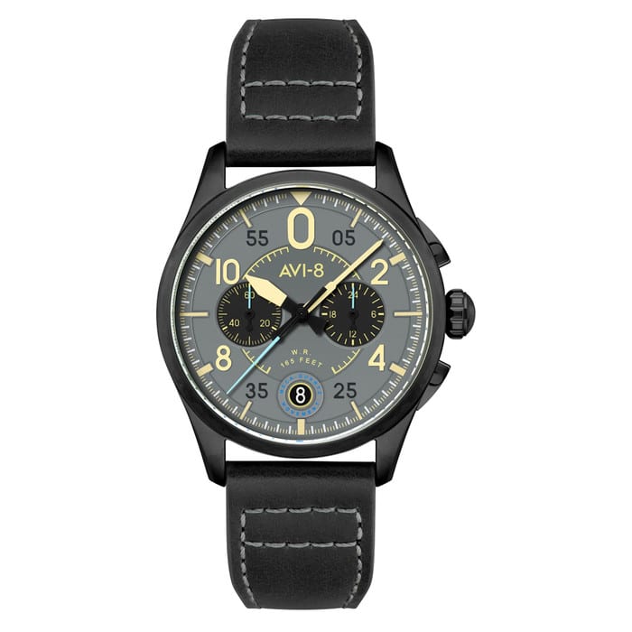 AVI-8 Spitfire Lock Chronograph Heavy Grey #AV-4089-08