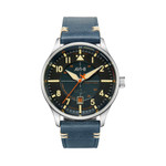 AVI-8 Hawker Hurricane Kent Automatic Sussex with Blue Dial #AV-4094-02
