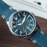 AVI-8 Hawker Hurricane Kent Automatic Sussex with Blue Dial #AV-4094-02
