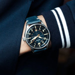 AVI-8 Hawker Hurricane Kent Automatic Sussex with Blue Dial #AV-4094-02