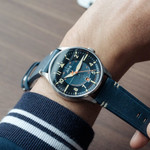 AVI-8 Hawker Hurricane Kent Automatic Sussex with Blue Dial #AV-4094-02