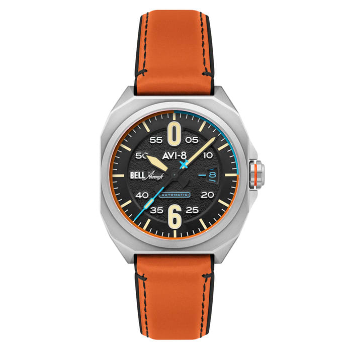 AVI-8 Bell X-1 Machbuster Automatic Graphite Black Dial #AV-4115-01
