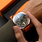 AVI-8 Bell X-1 Machbuster Automatic Graphite Black Dial #AV-4115-01