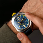 AVI-8 Bell X-1 Machbuster Automatic Catalina Blue Dial #AV-4115-03