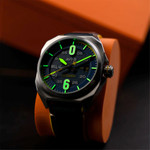 AVI-8 Bell X-1 Machbuster Automatic Catalina Blue Dial #AV-4115-03