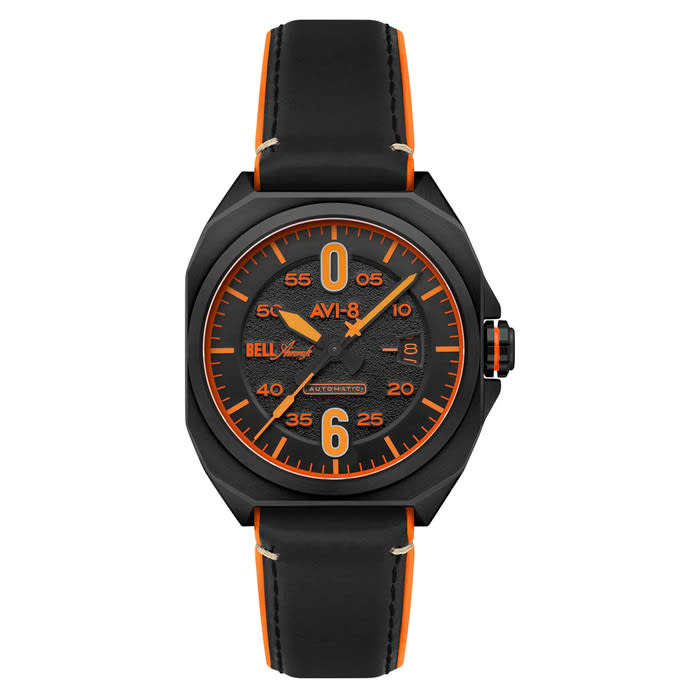 AVI-8 Bell X-1 Machbuster Automatic Jet Black Dial #AV-4115-04