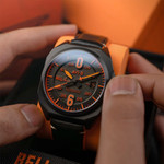 AVI-8 Bell X-1 Machbuster Automatic Jet Black Dial #AV-4115-04