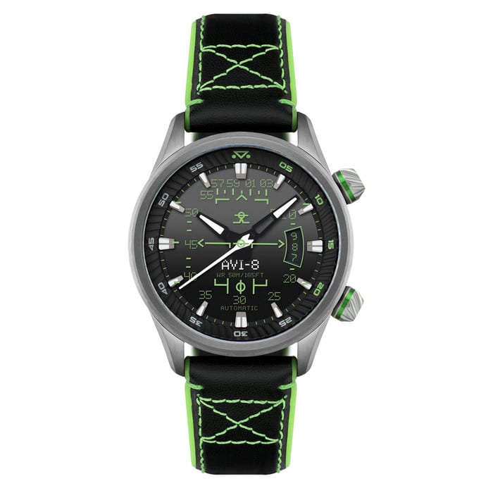 AVI-8 Hawker Harrier HUD Automatic with Gradient Black Dial #AV-4117-02