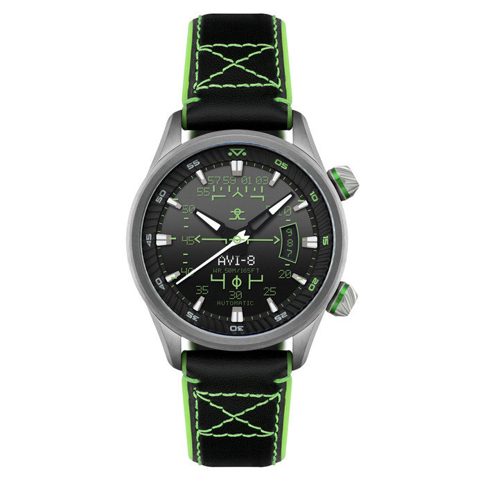 AVI-8 Hawker Harrier HUD Automatic with Gradient Black Dial #AV-4117-02