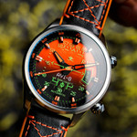 AVI-8 Hawker Harrier HUD Automatic with Gradient Orange Dial #AV-4117-03