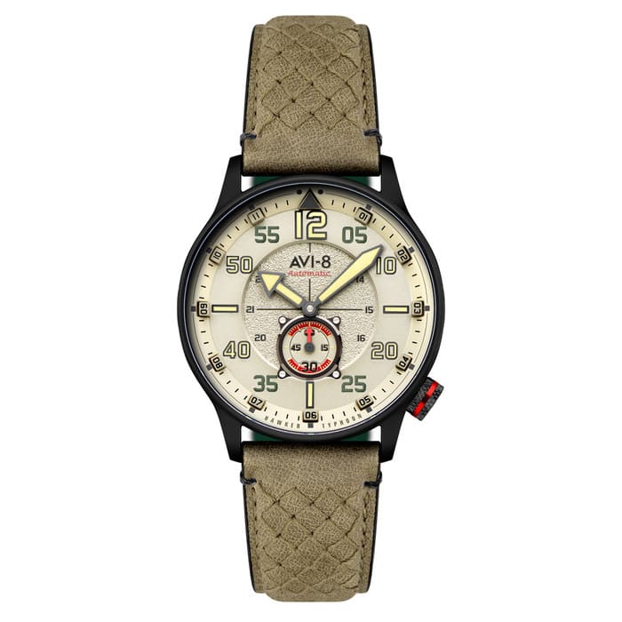 AVI-8 Hawker Typhoon Baldwin Automatic Dark Khaki Dial #AV-4119-04