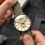 AVI-8 Hawker Typhoon Baldwin Automatic Dark Khaki Dial #AV-4119-04