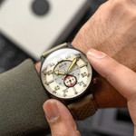 AVI-8 Hawker Typhoon Baldwin Automatic Dark Khaki Dial #AV-4119-04