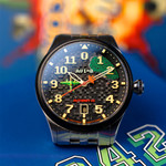 AVI-8 FLYBOY Capcom 1942 Automatic Pixel LE Silver Ace #AV-4121-11